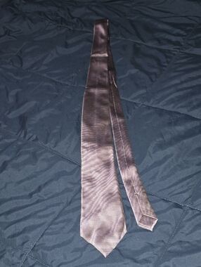 0Tom Ford Purple Silk Ribbed Necktie